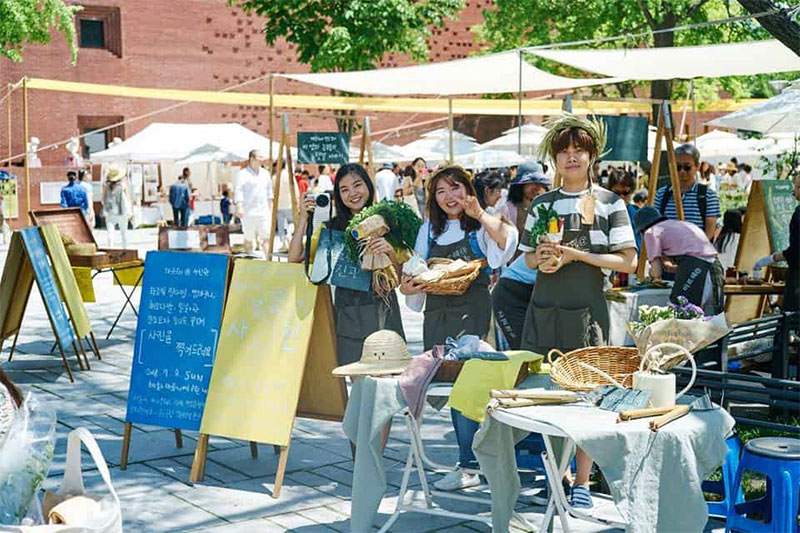 ‘먹거리로 모든 삶을 연결한다’ 농부시장 마르쉐@