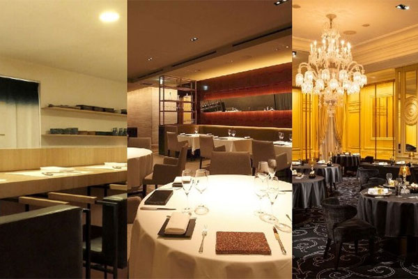 도쿄 미쉐린 3 스타 Kanda, Quintessence, Joël Robuchon 레스토랑