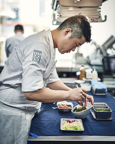 ‘톡톡’ 김대천 셰프의 시그니처 샐러드