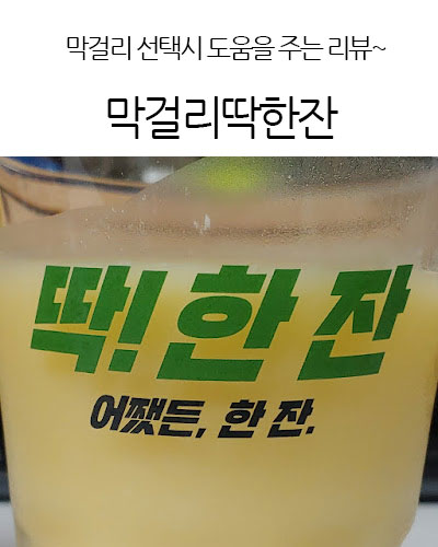 막걸리딱한잔