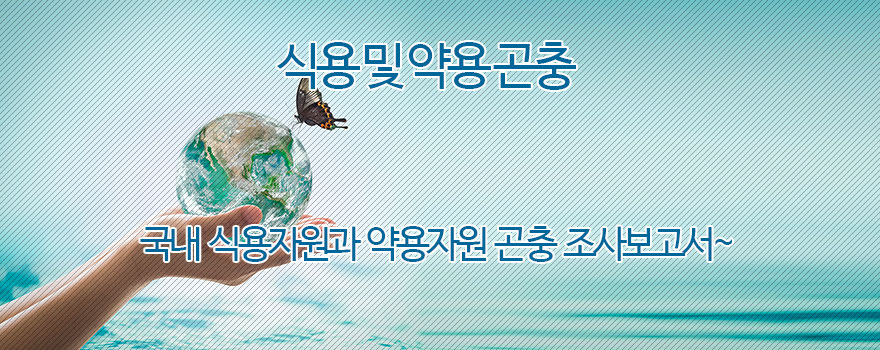 식용.약용 곤충 조사보고서