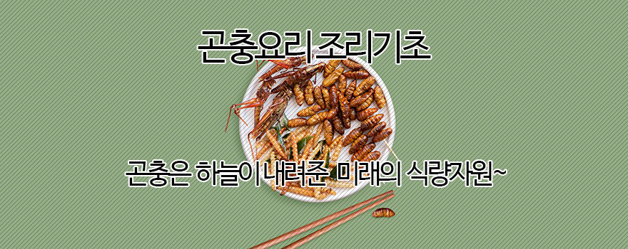 식용곤충 조리기초