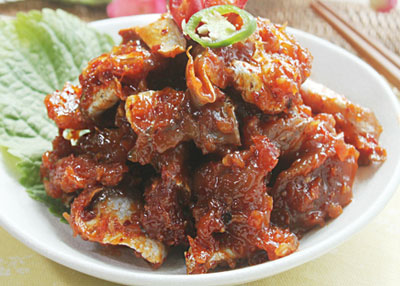 밴댕이젓무침 레시피