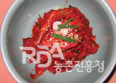강달이젓무침 레시피