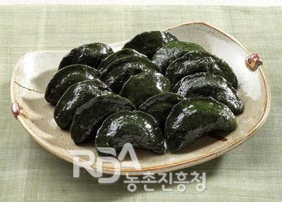노비송편(모시잎송편) [방법1] 레시피