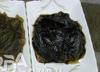 박쥐나뭇잎장아찌(남방잎장아찌) 레시피