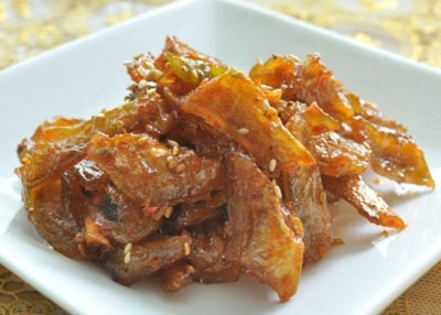 마른생선찜 레시피