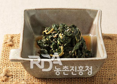 아주까리잎무침(아주까리나물) 레시피