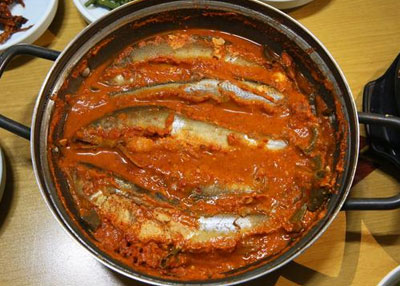 은어찜 레시피