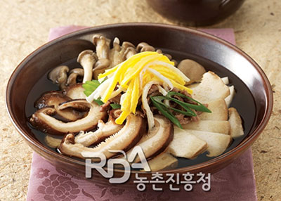 버섯전골 레시피