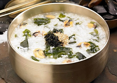 홍합죽(섭죽) 레시피