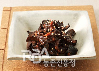 능이버섯회 레시피