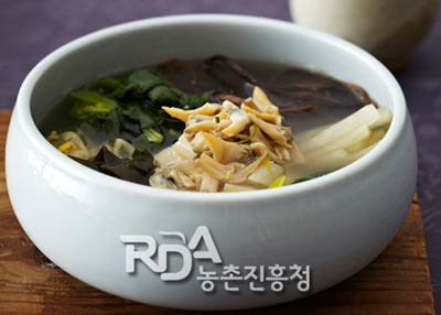 나물국(나물탕국) 레시피