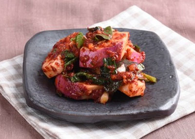 순무밴댕이김치 레시피