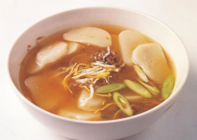 생떡국(날떡국) 레시피