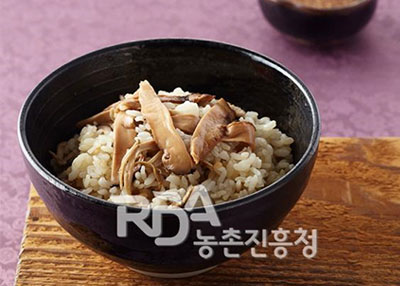 표고버섯밥 레시피