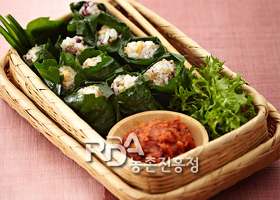 참취오곡쌈밥(취나물쌈밥) 레시피