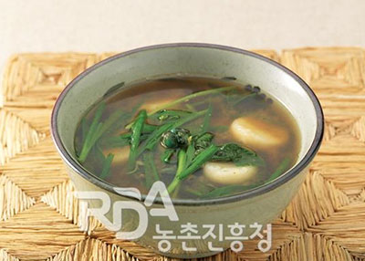 다슬기생떡국(올갱이날떡국) 레시피