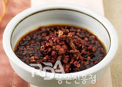 산초장아찌 레시피