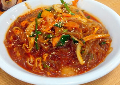 매운잡채 레시피