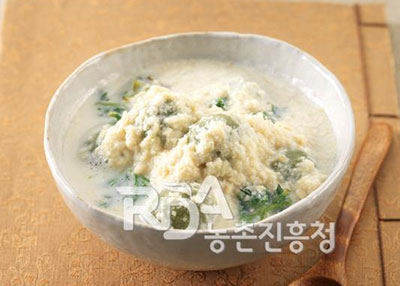쑥새알콩죽 레시피