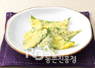 박하잎전 레시피