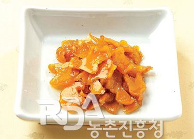 생강정과 레시피