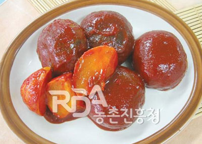 단감장아찌 레시피