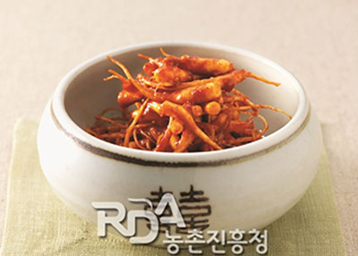 묘삼생무침 레시피