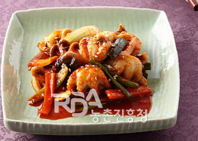 주꾸미무침 레시피