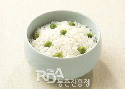 완두콩밥 레시피