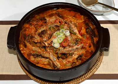 생멸치찌개 레시피
