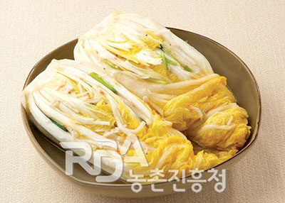 백김치 레시피