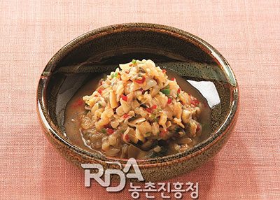 조개젓(무침) 레시피