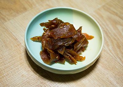 무장아찌 레시피