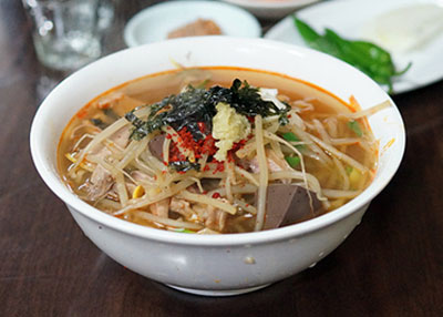 선지국수 레시피