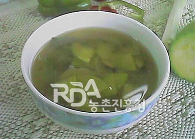 애호박국 레시피