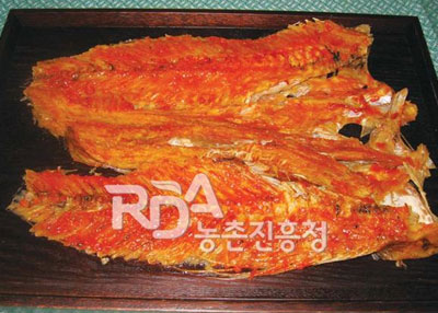 마른물메기찜(메기찜, 물꽁찜, 미거지찜) 레시피