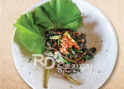 머위김치 레시피