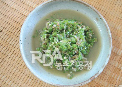 고추장물(고추다지개) 레시피