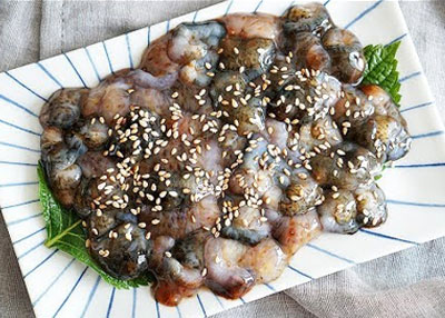 해삼회 레시피
