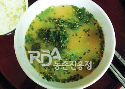 배추냉국(노물냉국)<방법1> 레시피