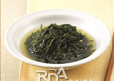 모자반장아찌(몸지, 멸치젓국절임) 레시피