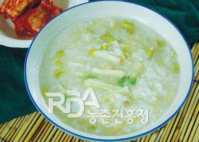 파뿌리죽(패마농죽, 백비탕) 레시피