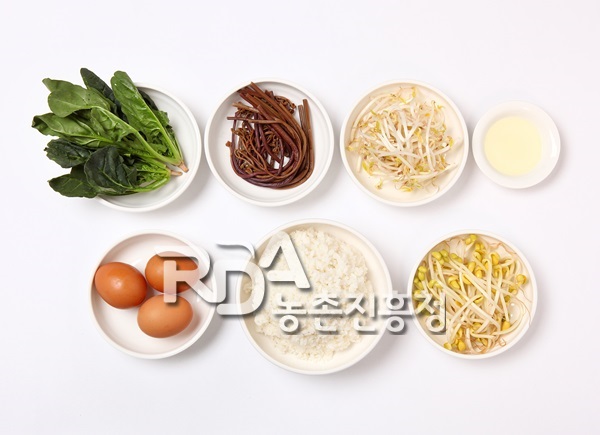 나물밥전 식재료