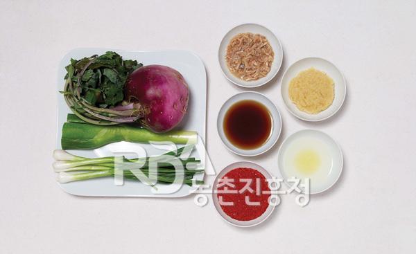 강화순무밴댕이김치(순무김치, 순무밴댕이김치) 식재료