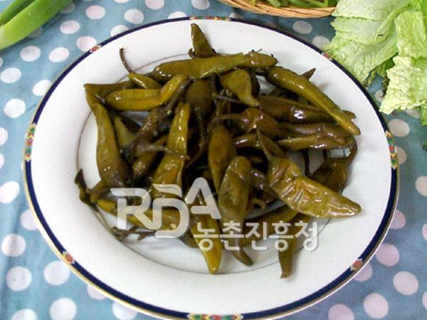 절임고추무침 레시피 조리순서 1-0