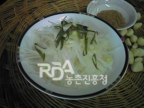 무숙채 레시피 조리순서 1-0