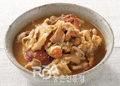 참게수제비 레시피