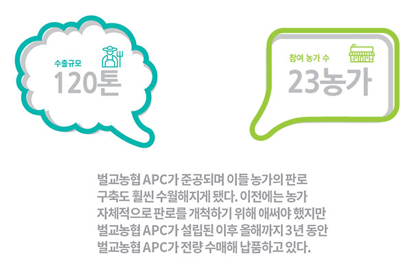 융합사업 연도별 추진 실적 농업회사법인(주) 다사랑